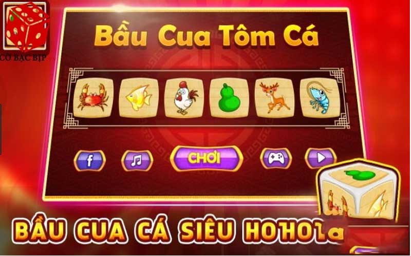 Các bước chơi bầu cua tôm cá tại cwin05